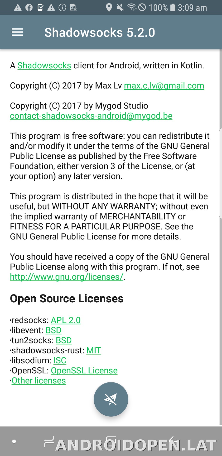 Shadowsocks скриншот 1